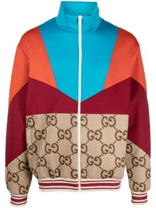 gucci lace jacket|Gucci color block jacket.